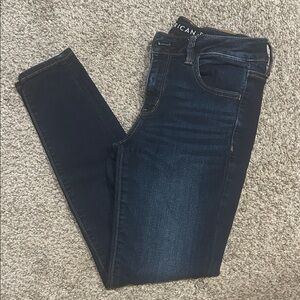 American Eagle Outfitters Women's Deep Blue Skinny Jeans